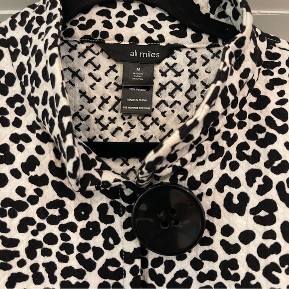 Ali Miles Jacket leopard print Size M - Picture 2 of 7